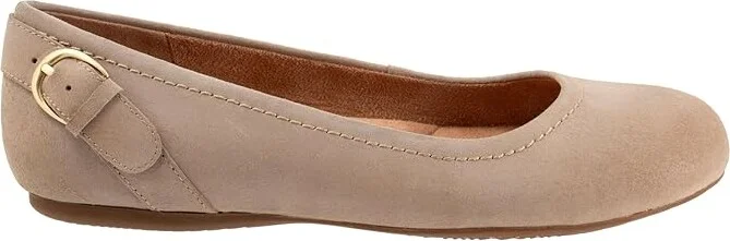 SoftWalk Sydney Women's Flat Shoes Taupe Suede : 11 N (A), Leather/Polyester/Rubber - Image 7