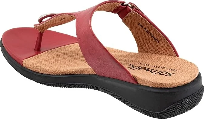 SoftWalk Talara Women's Shoes Dark Red : 6.5 M (B), Leather - Image 4