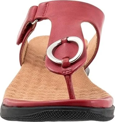 SoftWalk Talara Women's Shoes Dark Red : 6.5 M (B), Leather - Image 5