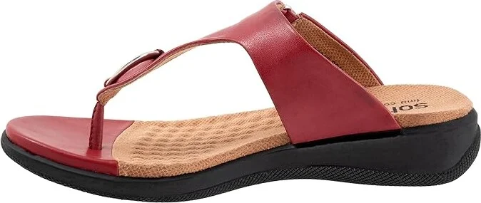SoftWalk Talara Women's Shoes Dark Red : 6.5 M (B), Leather - Image 6
