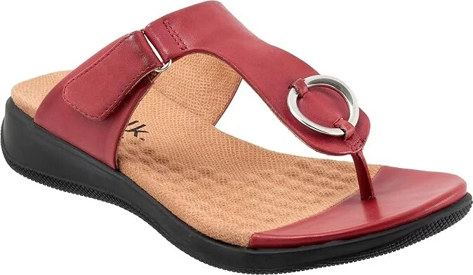 SoftWalk Talara Women's Shoes Dark Red : 6.5 M (B), Leather