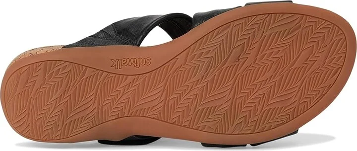 SoftWalk Tallulah Women's Sandals Black : 8.5 M (B), Leather - Image 3