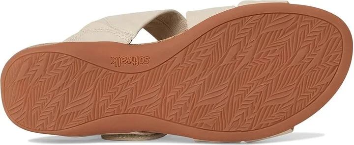 SoftWalk Tallulah Women's Sandals Ivory : 7.5 W (D), Leather - Image 3
