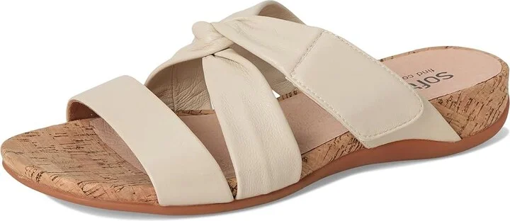 SoftWalk Tallulah Women's Sandals Ivory : 7.5 W (D), Leather - Image 5