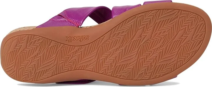 SoftWalk Tallulah Women's Sandals Magenta : 6 M (B), Leather - Image 3