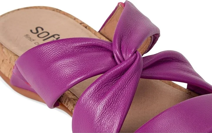 SoftWalk Tallulah Women's Sandals Magenta : 6 M (B), Leather - Image 7