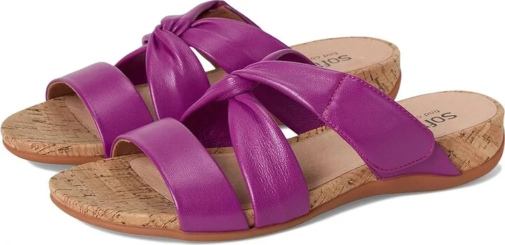 SoftWalk Tallulah Women's Sandals Magenta : 6 M (B), Leather