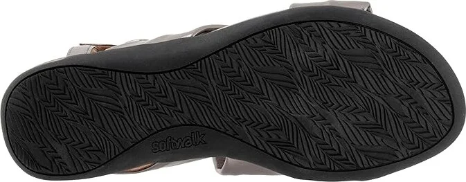 SoftWalk Tieli Women's Shoes Pewter Metallic : 7.5 W (D) - Image 3