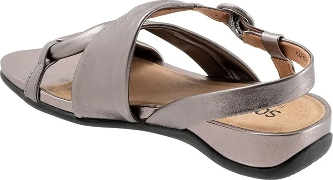 SoftWalk Tieli Women's Shoes Pewter Metallic : 7.5 W (D) - Image 4