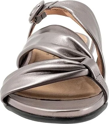 SoftWalk Tieli Women's Shoes Pewter Metallic : 7.5 W (D) - Image 5