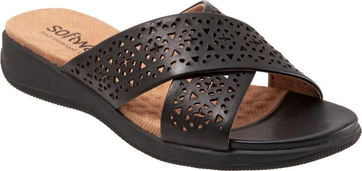 Black Laser Leather