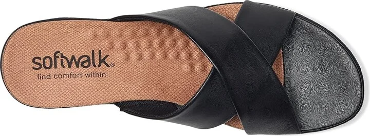 SoftWalk Tillman Women's Shoes Black Soft Nappa Leather : 8.5 N (AA) - Image 3