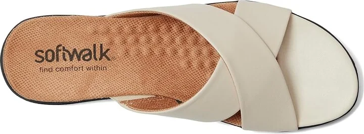 SoftWalk Tillman Women's Shoes Ivory : 11 W (D), Leather - Image 2