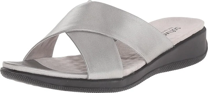 SoftWalk Tillman Women's Shoes Pewter Soft Nappa Leather : 7 N (AA) - Image 2