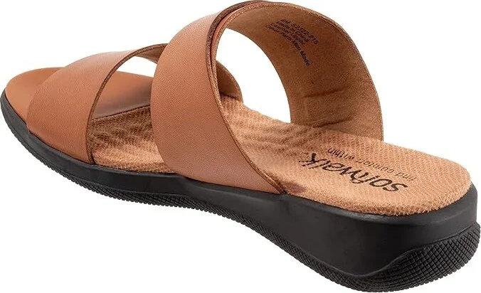 SoftWalk Toki Women's Sandals Luggage : 6 W (D), Leather - Image 4