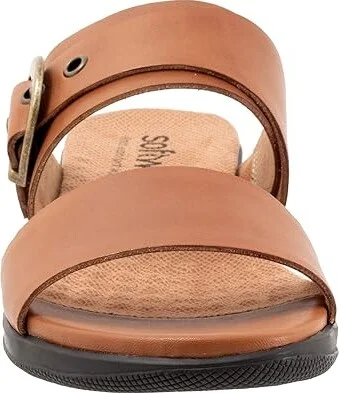 SoftWalk Toki Women's Sandals Luggage : 6 W (D), Leather - Image 5