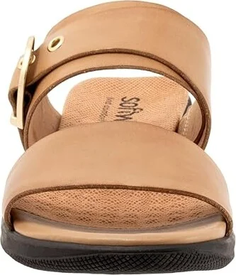 SoftWalk Toki Women's Sandals Tan : 10.5 W (D), Leather - Image 4