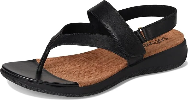 SoftWalk Tracy Women's Sandals Black : 6.5 N (A), Leather - Image 5