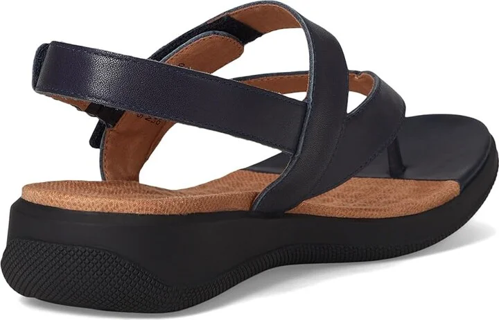 SoftWalk Tracy Women's Sandals Navy : 10 M (B), Leather - Image 4