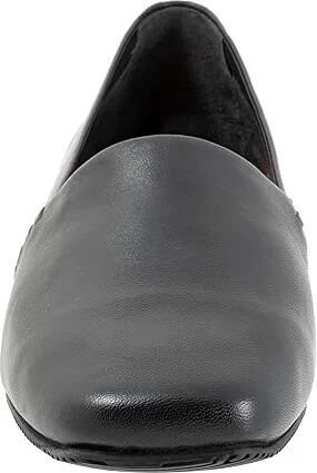 SoftWalk Vale Women's Flat Shoes Black : 5.5 M (B), Leather - Image 5