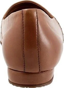 SoftWalk Vale Women's Flat Shoes Luggage : 6.5 W (D), Leather - Image 4