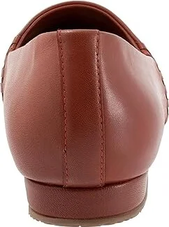 SoftWalk Vale Women's Flat Shoes Rust : 10.5 N (AA), Leather - Image 4