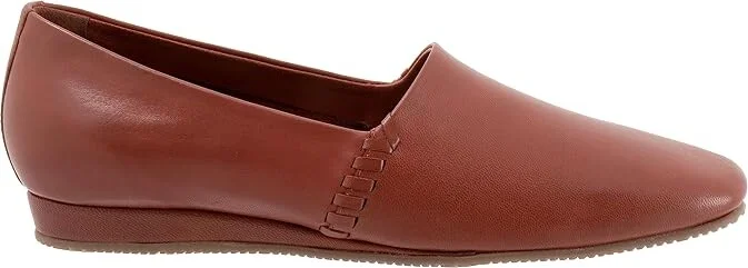 SoftWalk Vale Women's Flat Shoes Rust : 10.5 N (AA), Leather - Image 7