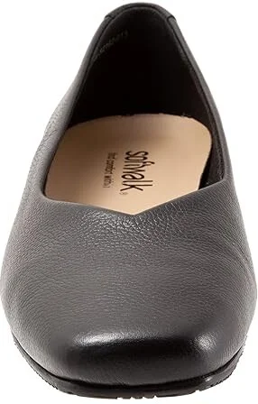 SoftWalk Vellore Women's Shoes Black Tumbled : 9 N (AA), Nappa - Image 5