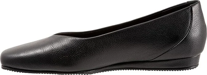 SoftWalk Vellore Women's Shoes Black Tumbled : 9 N (AA), Nappa - Image 6