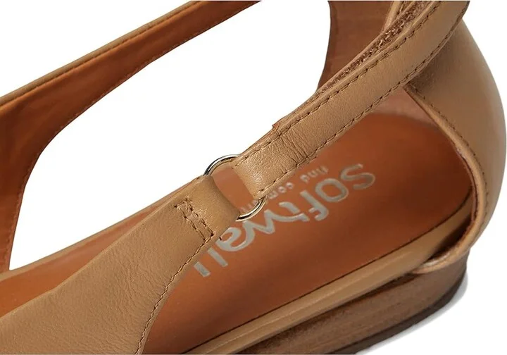 SoftWalk Venice Women's Flat Shoes Beige : 8 M (B), Leather - Image 7