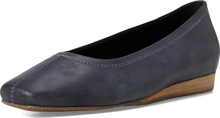 SoftWalk Vera Cruz Women's Flat Shoes Black Pearl : 8.5 N (A), Leather - Image 5