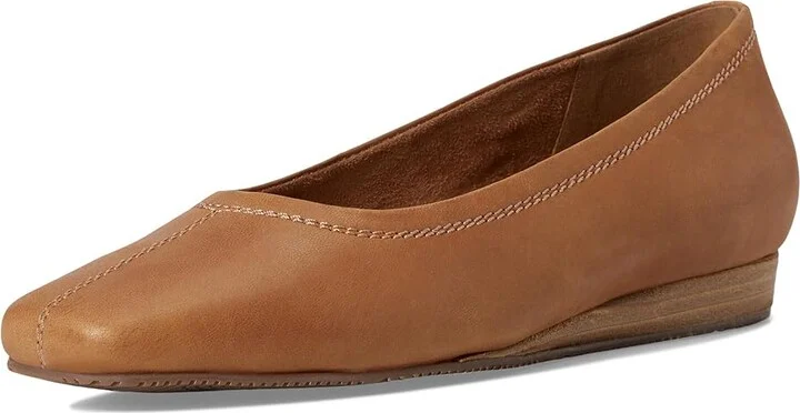 SoftWalk Vera Cruz Women's Flat Shoes Tan Pearl : 8 N (A), Leather - Image 5