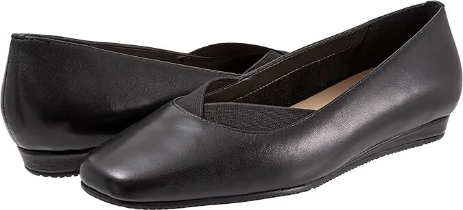 SoftWalk Vianna Women's Shoes Black : 5 M (B), Leather
