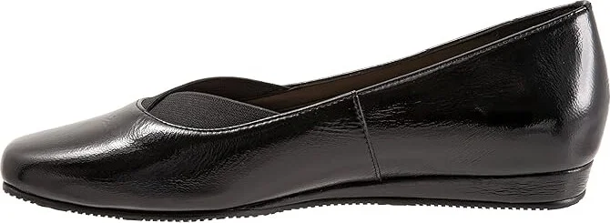 SoftWalk Vianna Women's Shoes Black Patent : 7.5 W (D), Leather - Image 6