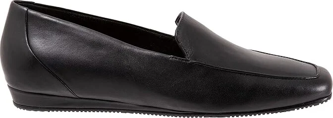 SoftWalk Vista Women's Flat Shoes Black : 8.5 M (B), Nubuck - Image 7