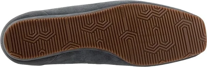 SoftWalk Vista Women's Flat Shoes Smoke Suede : 10 W (D), Nubuck - Image 3