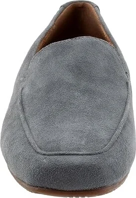 SoftWalk Vista Women's Flat Shoes Smoke Suede : 10 W (D), Nubuck - Image 5
