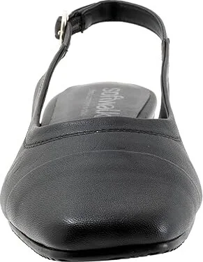 SoftWalk Vittoria Women's Flat Shoes Black : 10.5 WW (EE), Leather - Image 5