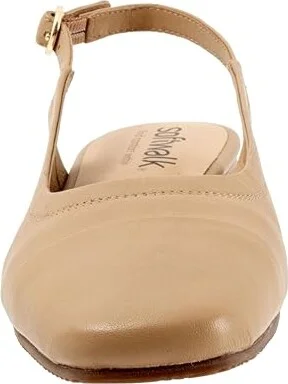 SoftWalk Vittoria Women's Flat Shoes Nude : 8 N (AA), Leather - Image 5
