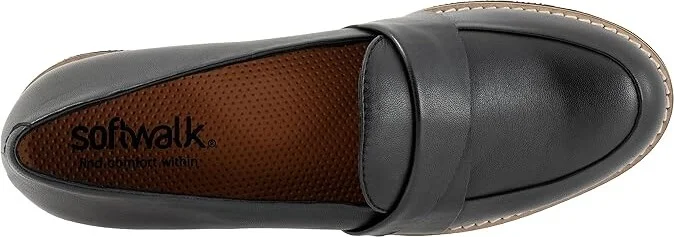 SoftWalk Walsh Women's Flat Shoes Black : 10 WW (EE) - Image 2