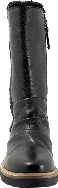 SoftWalk Warner Women's Boots Black : 8.5 N (AA), Leather/Suede - Image 5