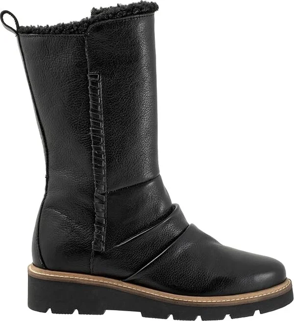 SoftWalk Warner Women's Boots Black : 8.5 N (AA), Leather/Suede - Image 7