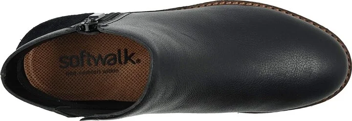 SoftWalk Wesley Women's Boots Black : 7.5 N (AA), Leather/Suede - Image 3