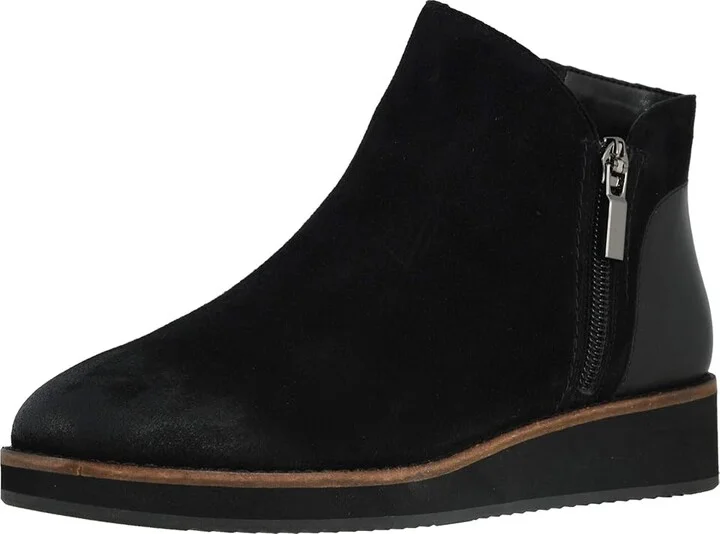 SoftWalk Wesley Women's Boots Black Suede : 7 N (AA) - Image 2