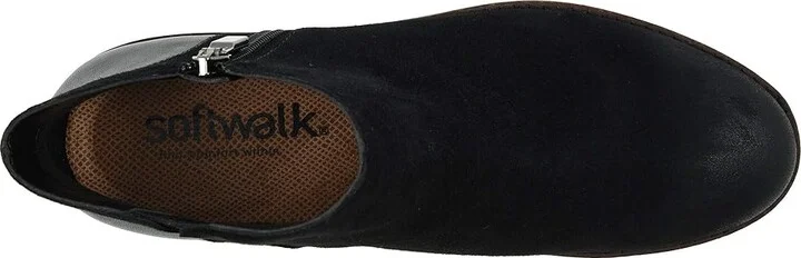 SoftWalk Wesley Women's Boots Black Suede : 7 N (AA) - Image 3