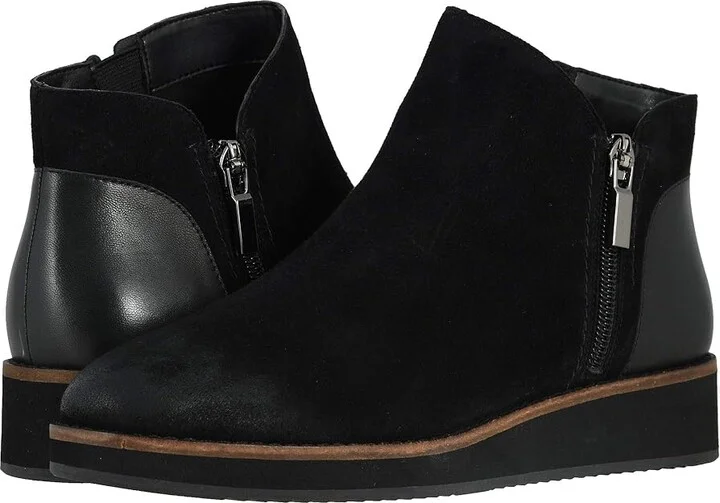 SoftWalk Wesley Women's Boots Black Suede : 7 N (AA)
