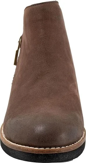 SoftWalk Wesley Women's Boots Dark Brown Nubuck : 9 W (D), Leather - Image 5