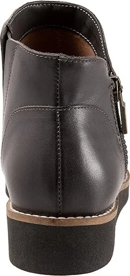 SoftWalk Wesley Women's Boots Dark Grey : 6 M (B), Suede/Leather - Image 4