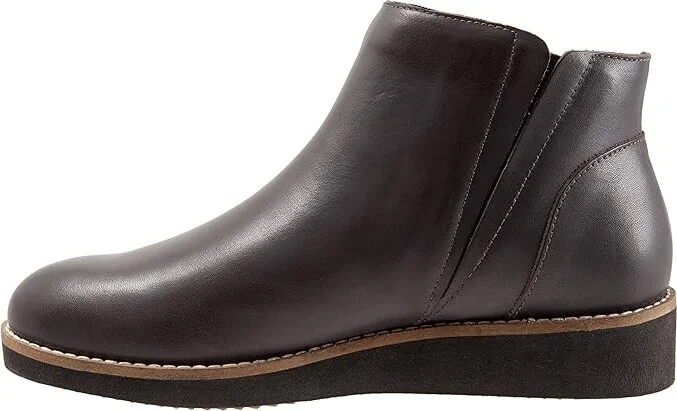 SoftWalk Wesley Women's Boots Dark Grey : 6 M (B), Suede/Leather - Image 6