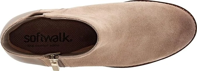SoftWalk Wesley Women's Boots Stone Suede : 7.5 N (AA) - Image 3